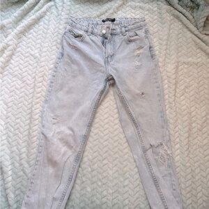 Light Wash High Rise Jeans